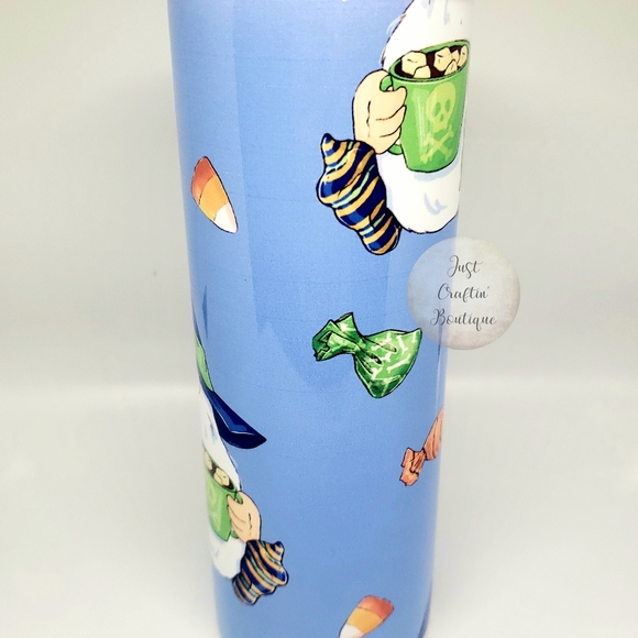 Gnome Halloween Sweet Treat Sublimated 20oz Tumbler RTS - Picture 2 of 4